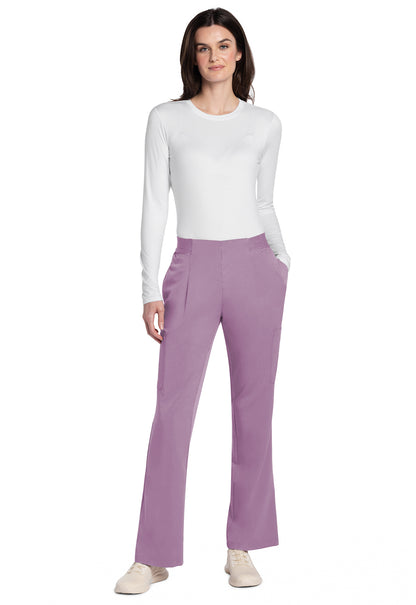 Atmos CK093A Mid Rise Pull-On Moderate Flare Leg Pants Mauve Haze