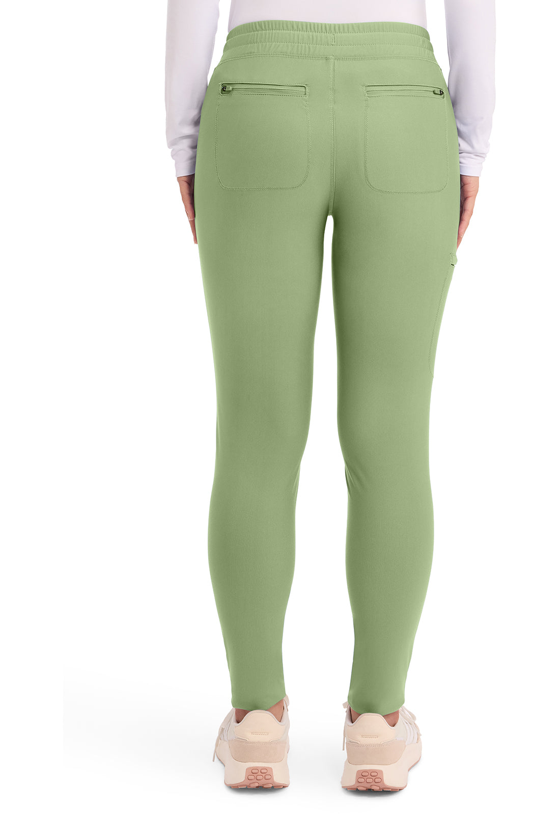 Form CK095 Mid Rise Tapered Leg Drawstring Pants Bright Sage