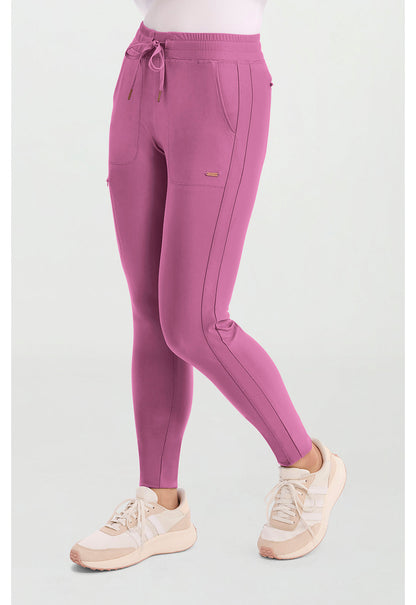 Form CK095 Women's Mid Rise Tapered Leg Drawstring Scrub Pants image 3