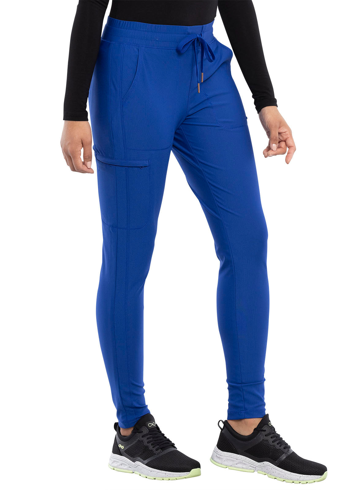 Form CK095 Mid Rise Tapered Leg Drawstring Pants Galaxy Blue Image