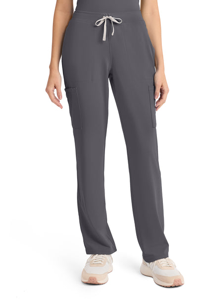 Achieve CK096 Women's 5 Pocket Straight Leg Pant Pewter