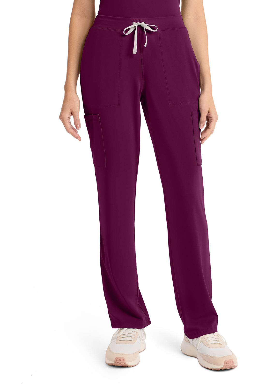 Achieve CK096 Women's 5 Pocket Straight Leg Pant Wild Mulberry