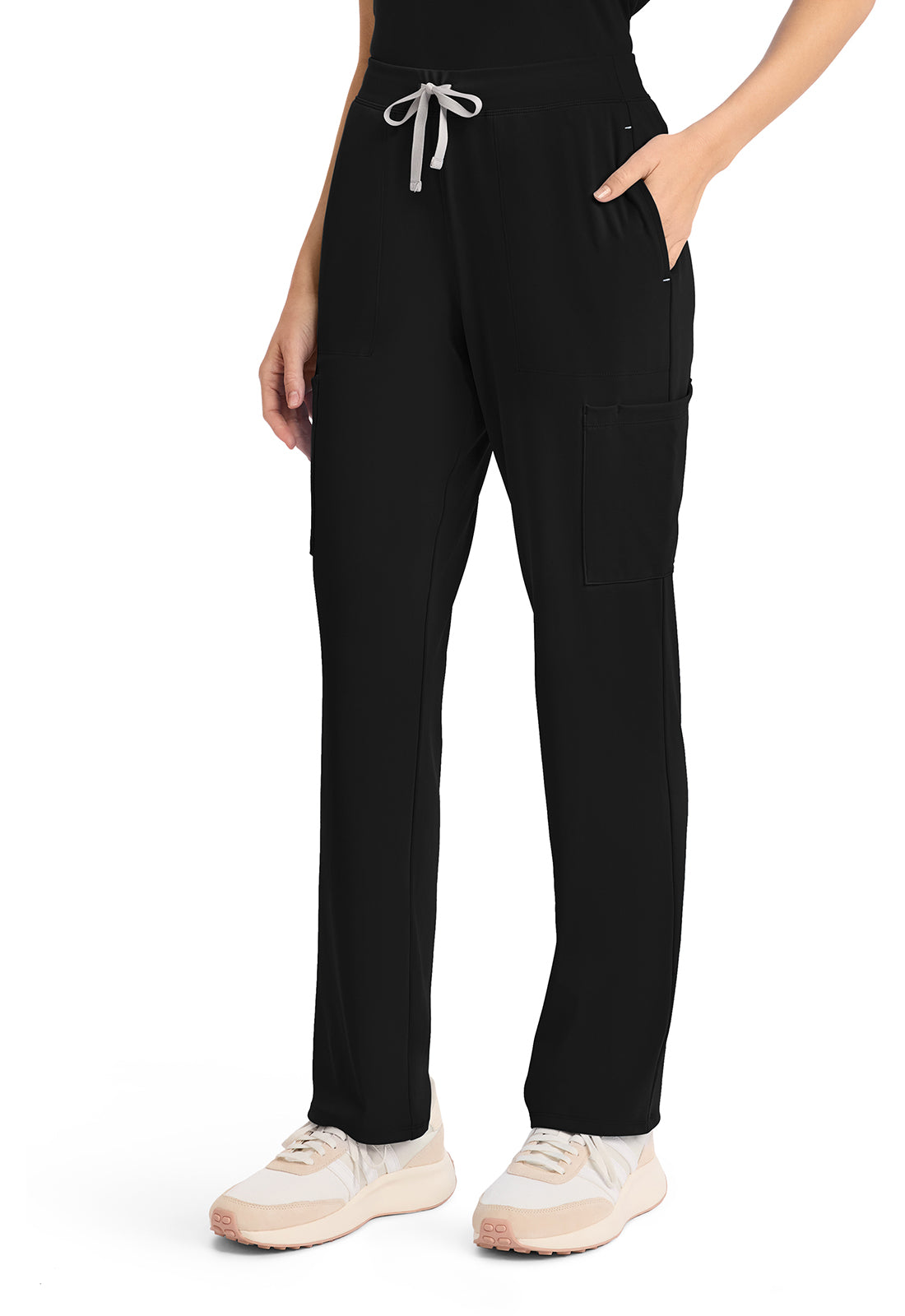 Achieve CK096 Women's 5 Pocket Straight Leg Pant Black Image 3