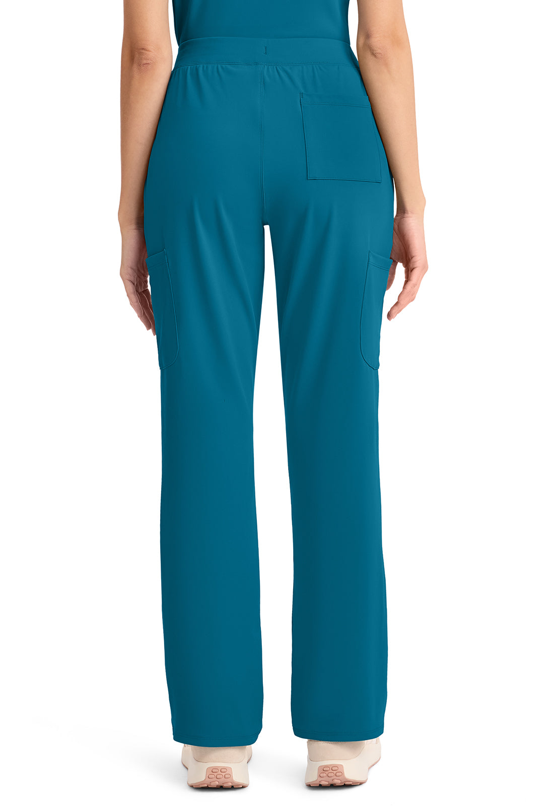 Achieve CK096 Women's 5 Pocket Straight Leg Pant Caribbean Blue Image 4