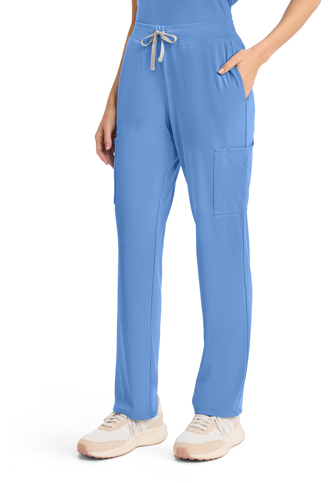 Achieve CK096 Women's 5 Pocket Straight Leg Pant Ciel Image 3