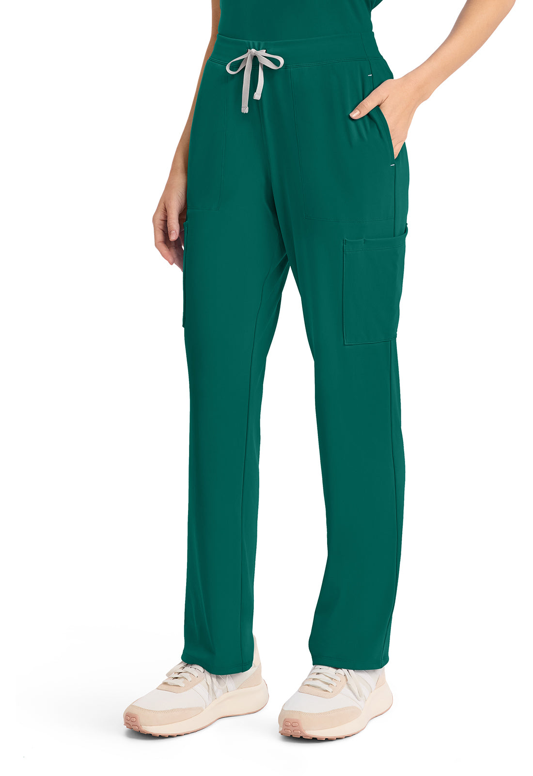 Achieve CK096 Women's 5 Pocket Straight Leg Pant Hunter Image 3