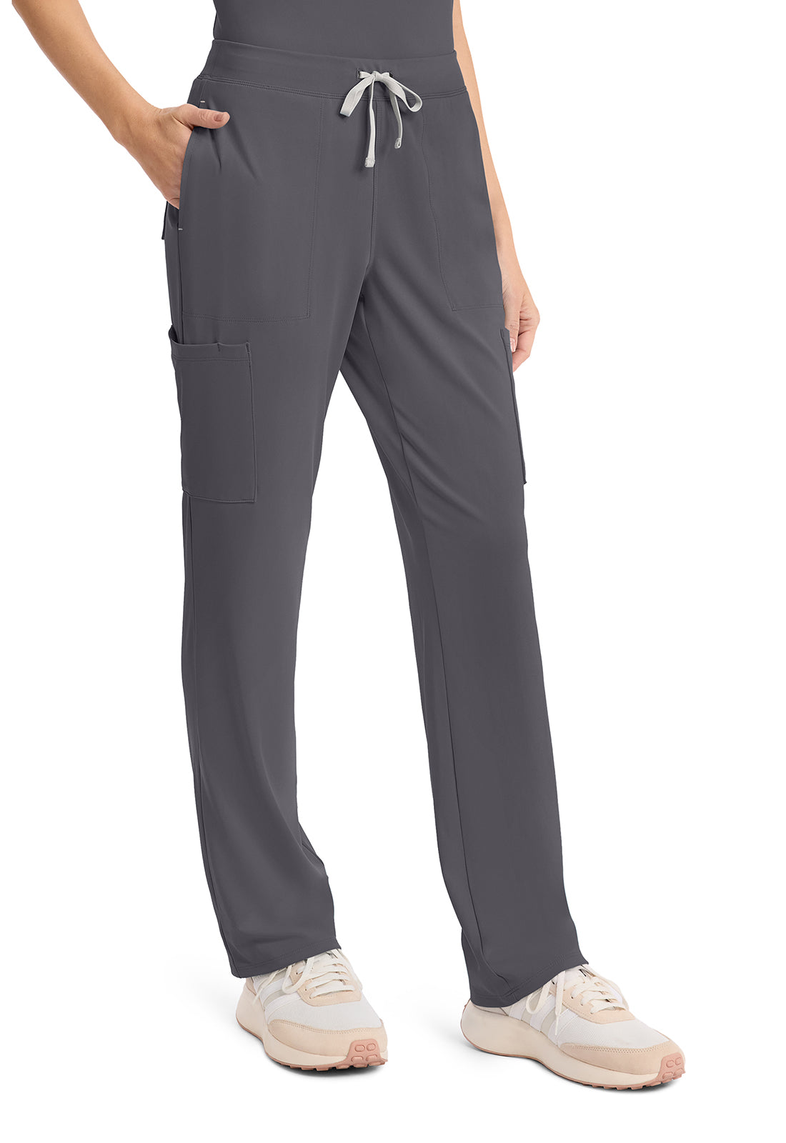 Achieve CK096 Women's 5 Pocket Straight Leg Pant Pewter Image 5