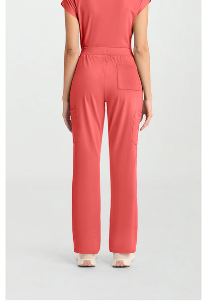 Achieve CK096 Women's 5-Pocket Straight Leg Scrub Pants image 4