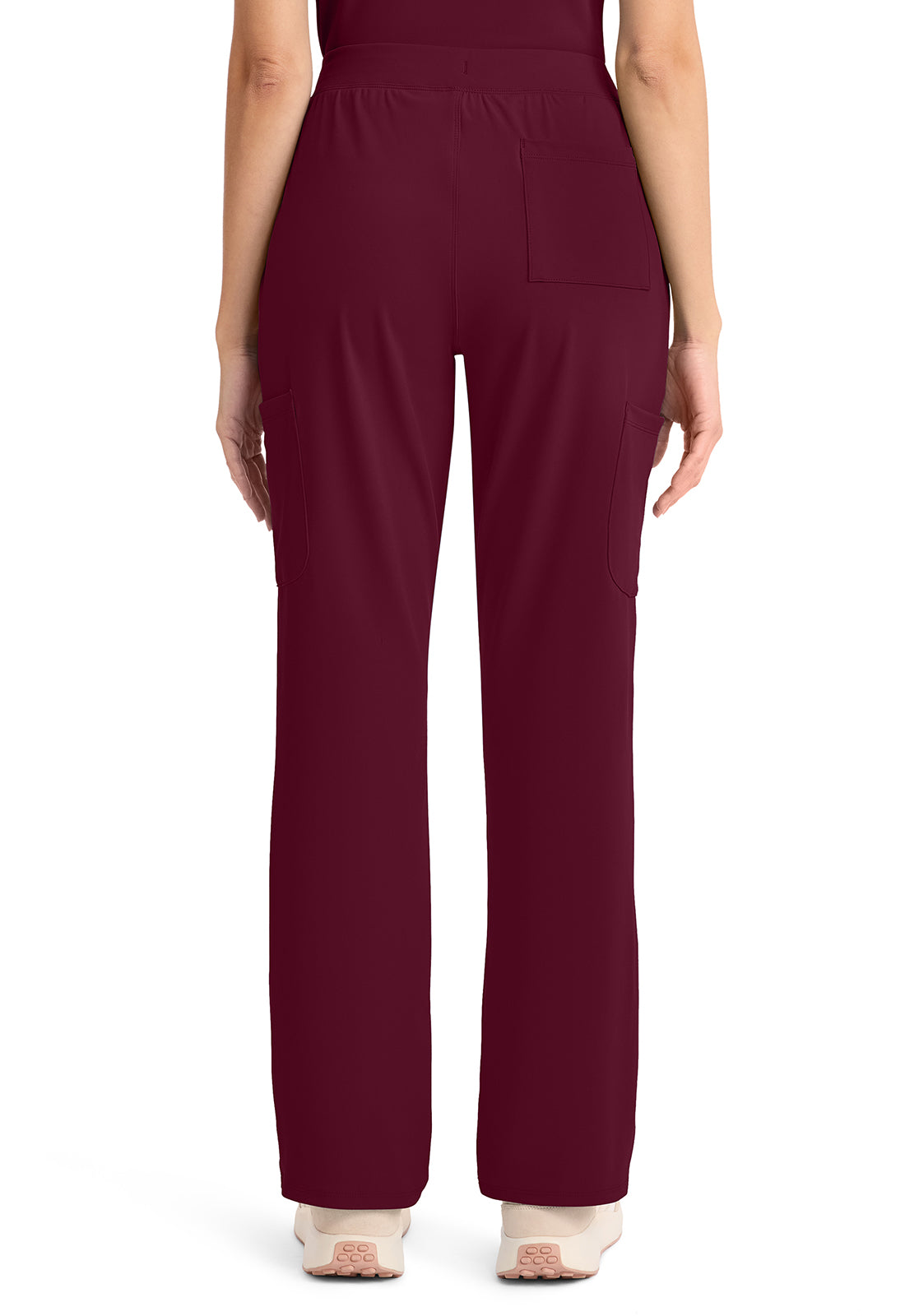 Achieve CK096 Women's 5 Pocket Straight Leg Pant Wine Image 4