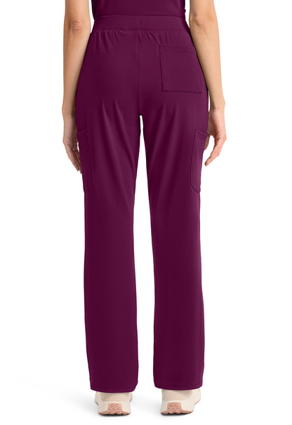 Achieve CK096 Women's 5 Pocket Straight Leg Pant Wild Mulberry Image 4