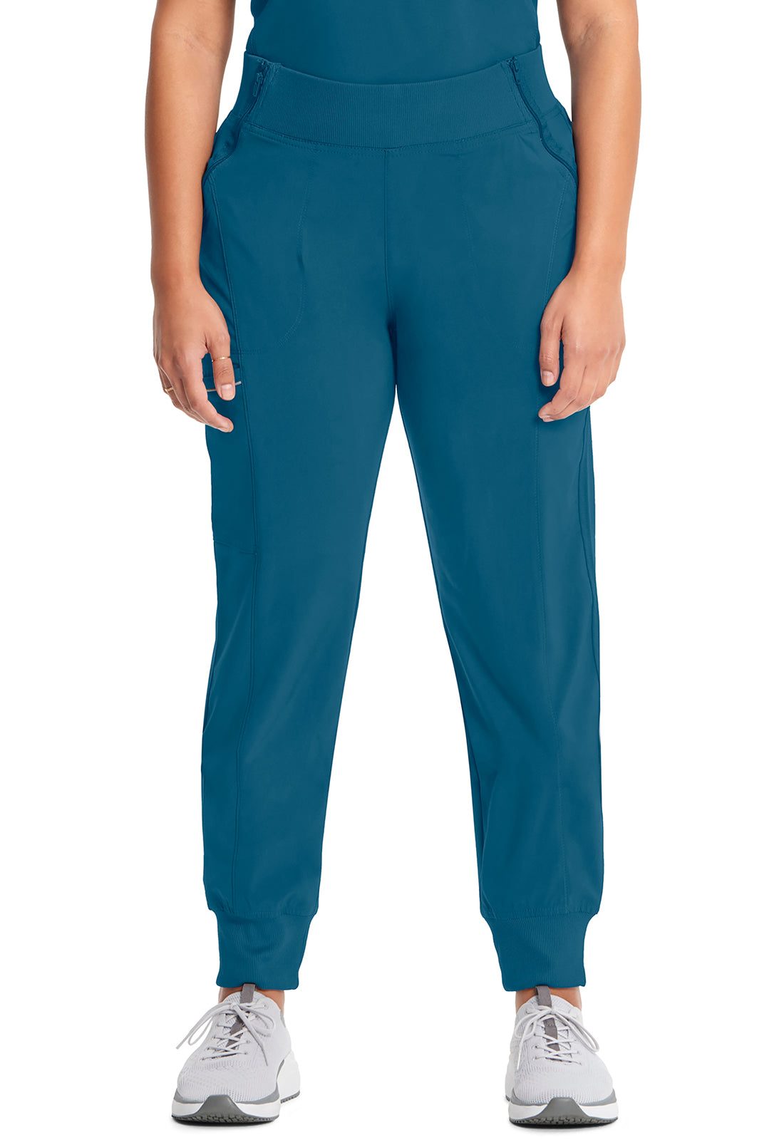 Classics CK110A Mid Rise Jogger Caribbean Blue Model Image Front | Infinity