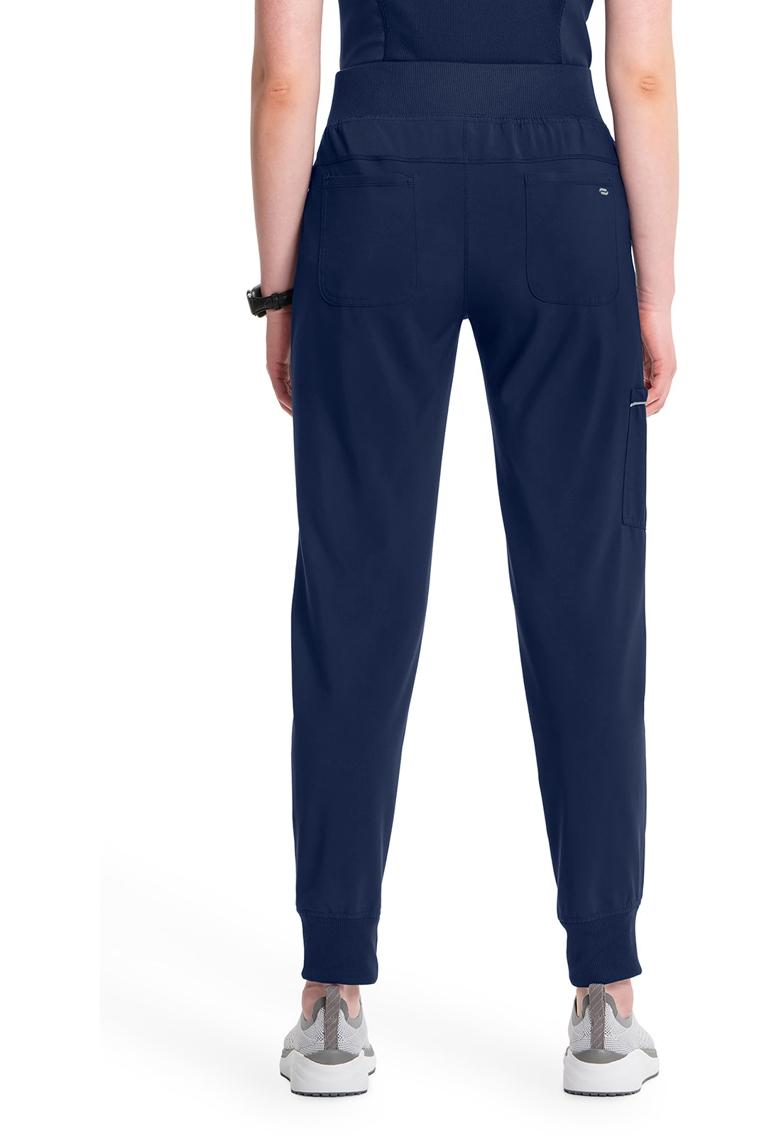 Classics CK110A Mid Rise Jogger Navy Model Image Back | Infinity