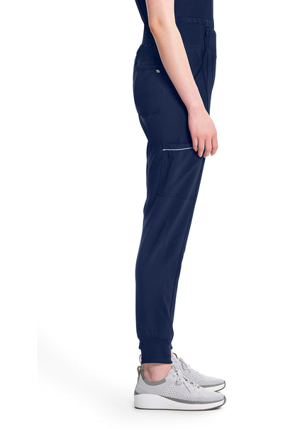 Classics CK110A Mid Rise Jogger Navy Model Image Right Side | Infinity