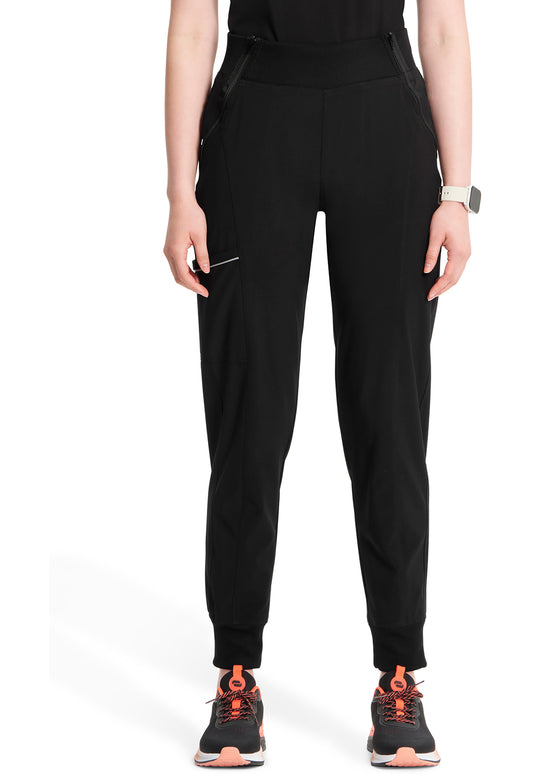 Infinity CK110A Women's Mid Rise Scrub Joggers Black