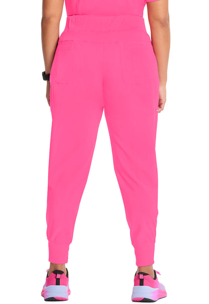 Infinity CK110A Women's Mid Rise Scrub Joggers Carmine Pink