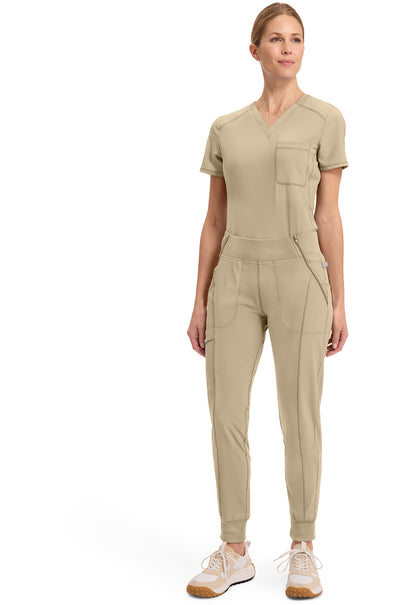 Infinity CK110A Women's Mid Rise Scrub Joggers Khaki