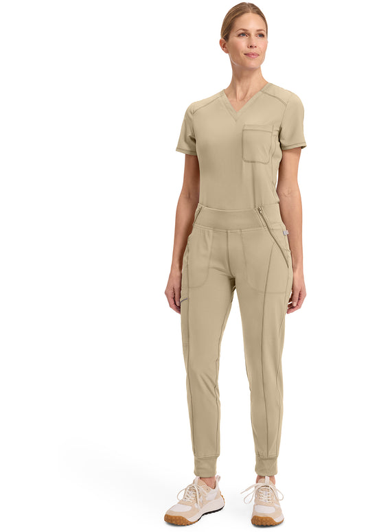 Infinity CK110A Women's Mid Rise Scrub Joggers Khaki