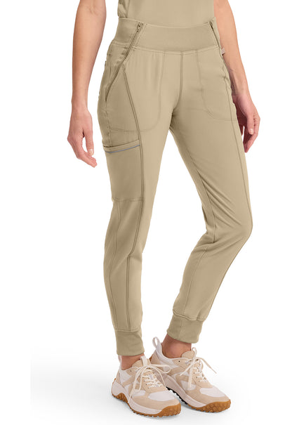 Infinity CK110A Women's Mid Rise Scrub Joggers Khaki