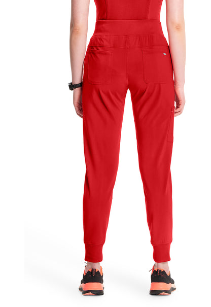 Infinity CK110A Women's Mid Rise Scrub Joggers Red