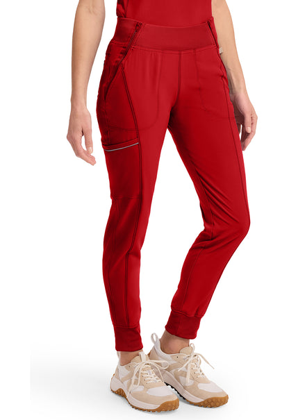 Infinity CK110A Women's Mid Rise Scrub Joggers Red