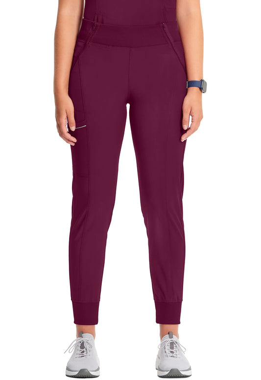 Infinity CK110A Women's Mid Rise Scrub Joggers Wine
