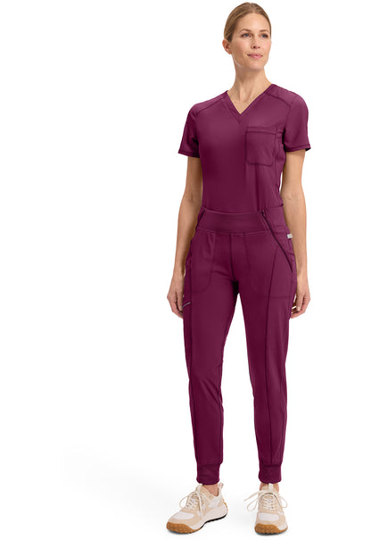 Infinity CK110A Women's Mid Rise Scrub Joggers Wine