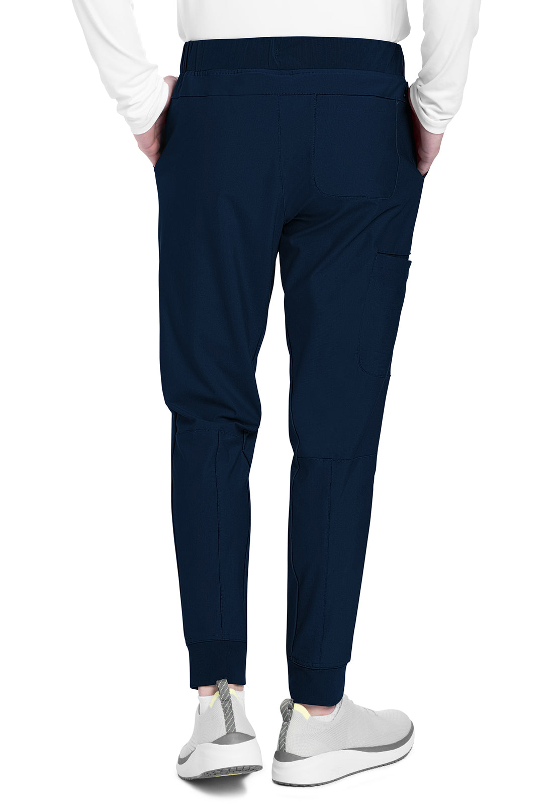 Form CK112 Men's Mid Rise Jogger Navy Model Image Back | Cherokee