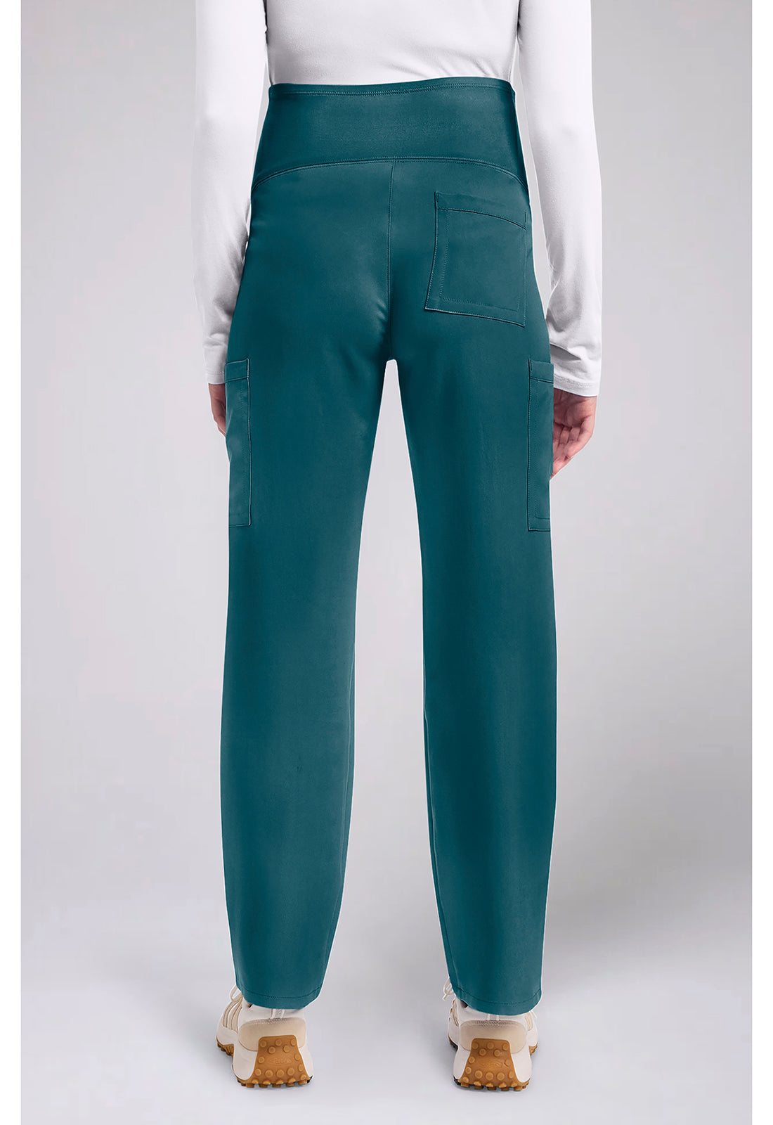 Workwear Originals Ultra CK118A Women's Maternity Straight leg Scrub Pants Caribbean Blue