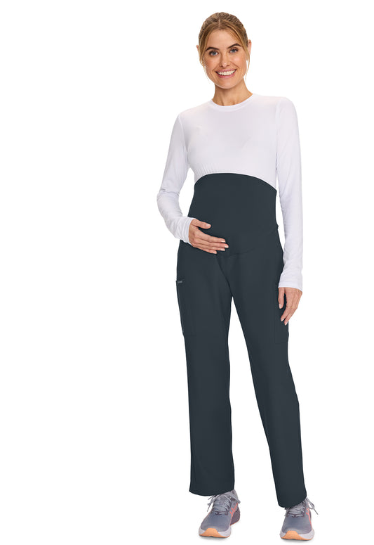 Workwear Originals Ultra CK118A Women's Maternity Straight leg Scrub Pants Pewter