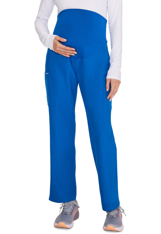 Originals Ultra CK118A Maternity Straight leg Pants Royal Model Image Front | Cherokee