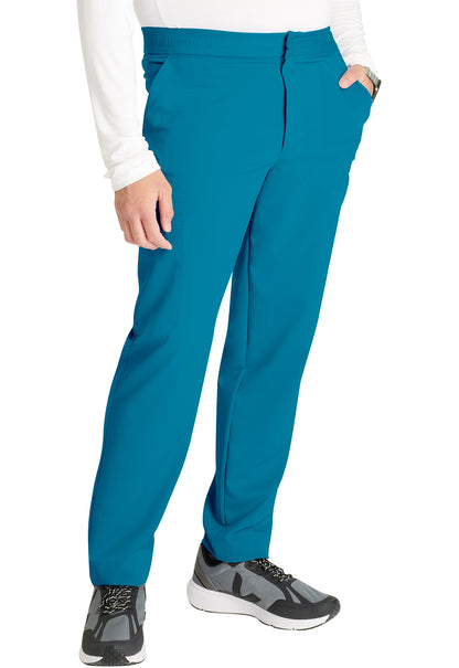 Atmos CK131A Men's Tapered Leg Pants Caribbean Blue Model Image Left Side | Cherokee