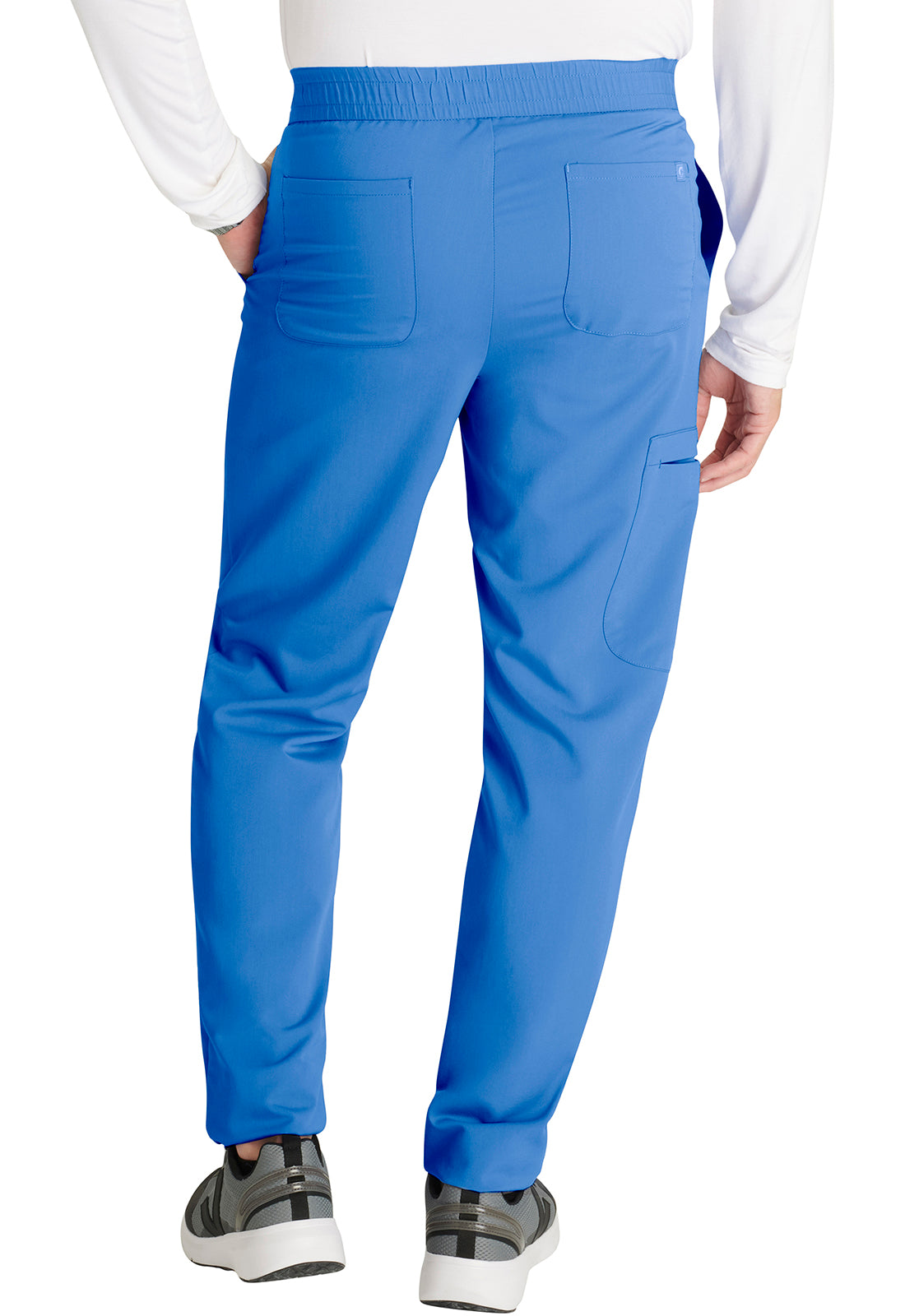 Atmos CK131A Men's Tapered Leg Pants Royal Model Image Back | Cherokee