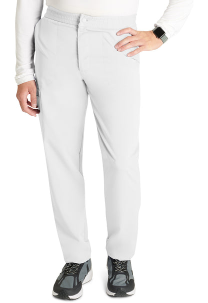 Atmos CK131A Men's Tapered Leg Pants White Model Image Front | Cherokee