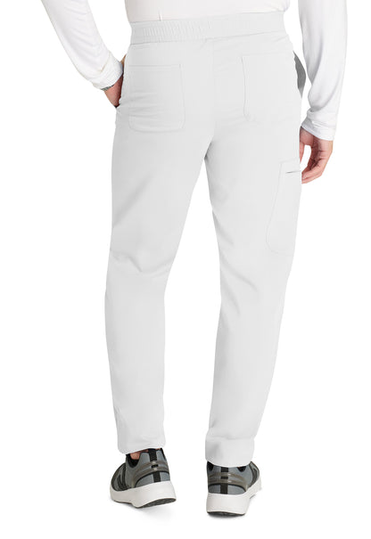 Atmos CK131A Men's Tapered Leg Pants White Model Image Back | Cherokee