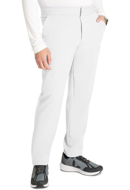 Atmos CK131A Men's Tapered Leg Pants White Model Image Left Side | Cherokee