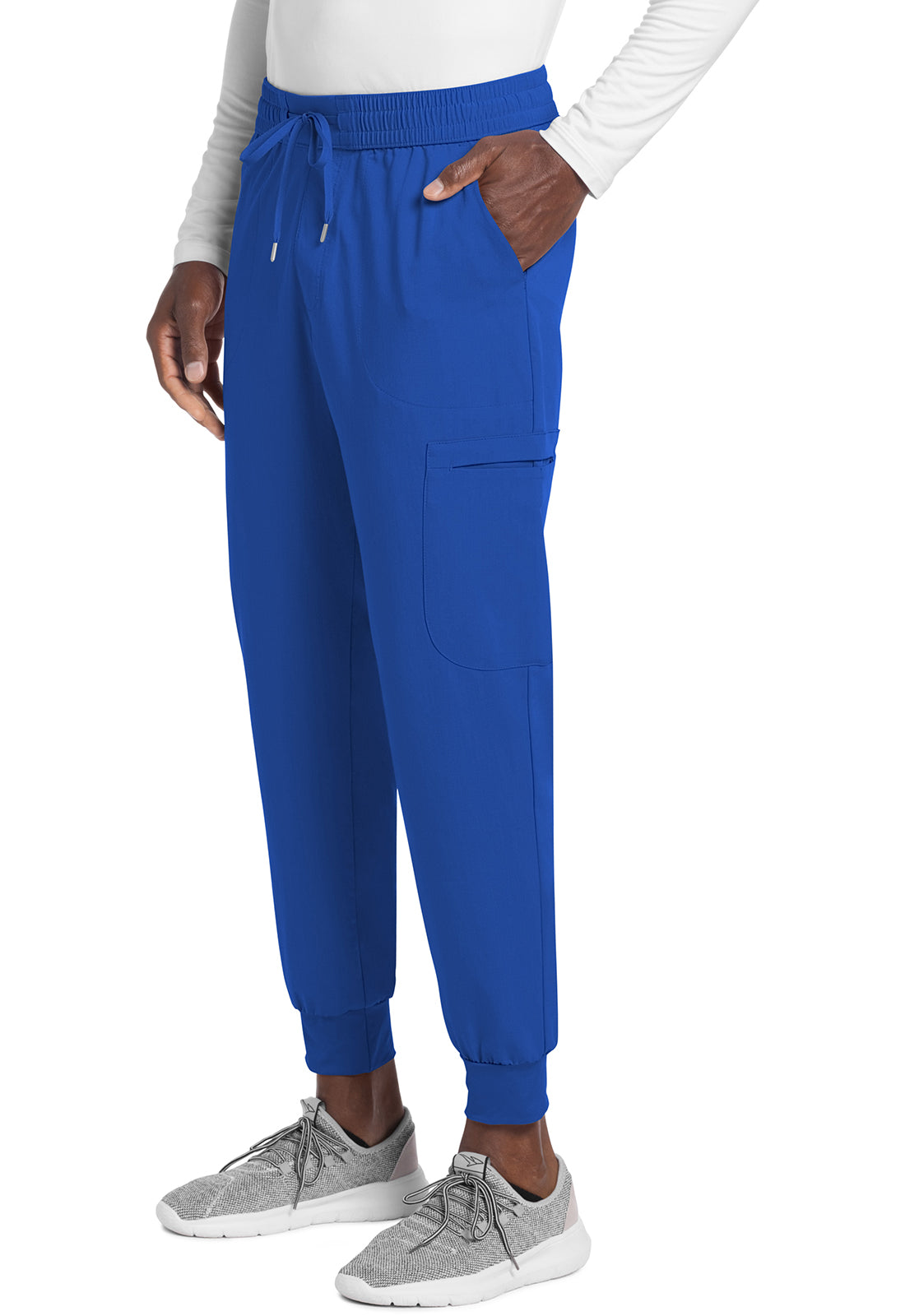 Atmos CK132A Men's Drawstring Jogger Royal Model Image Right Side | Cherokee