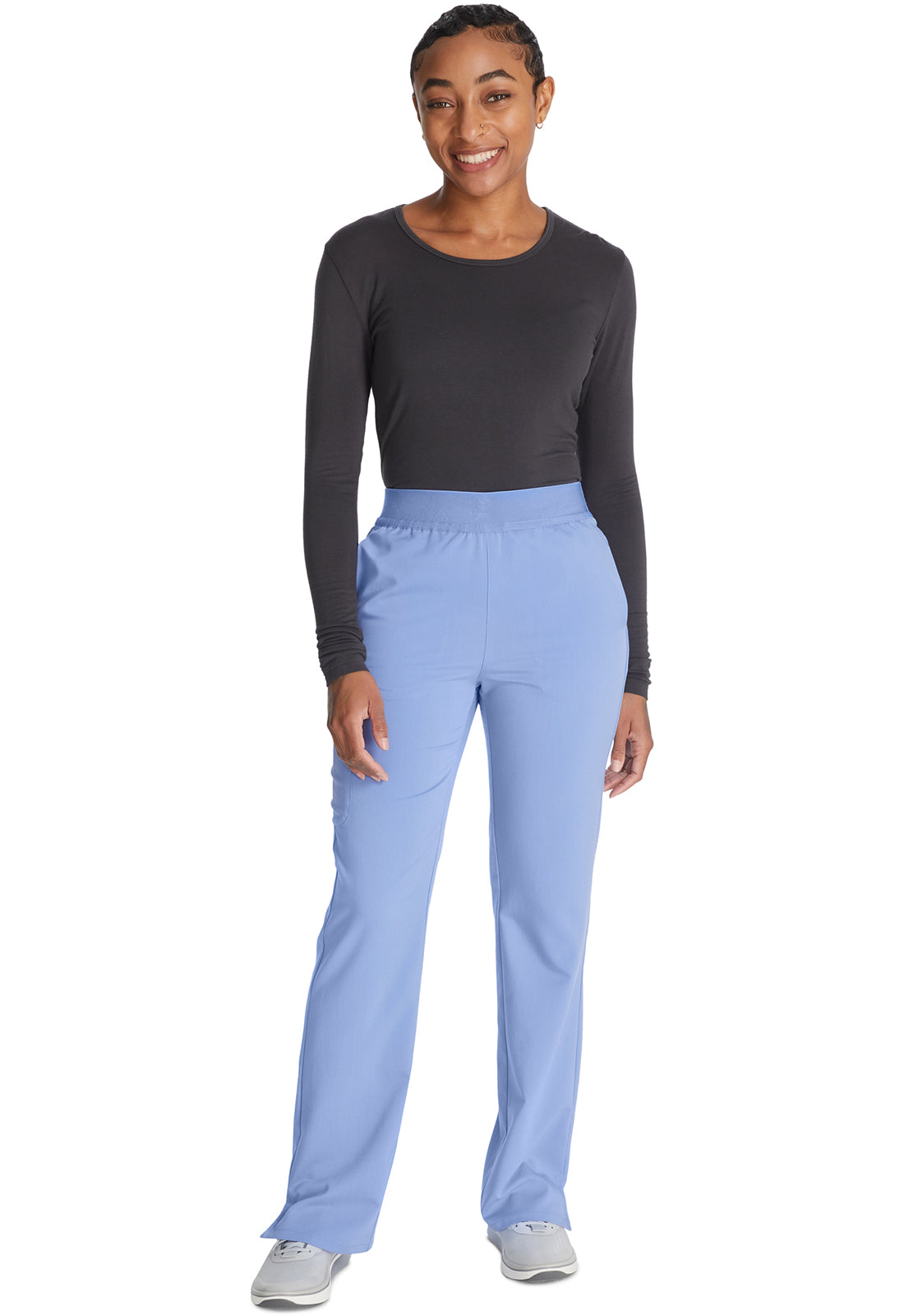 Atmos CK136A Mid Rise Pull-on Straight Leg Pants Blissful Sky