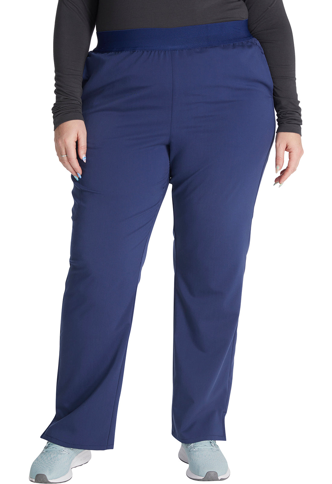 Atmos CK136A Mid Rise Pull-on Straight Leg Pants Navy