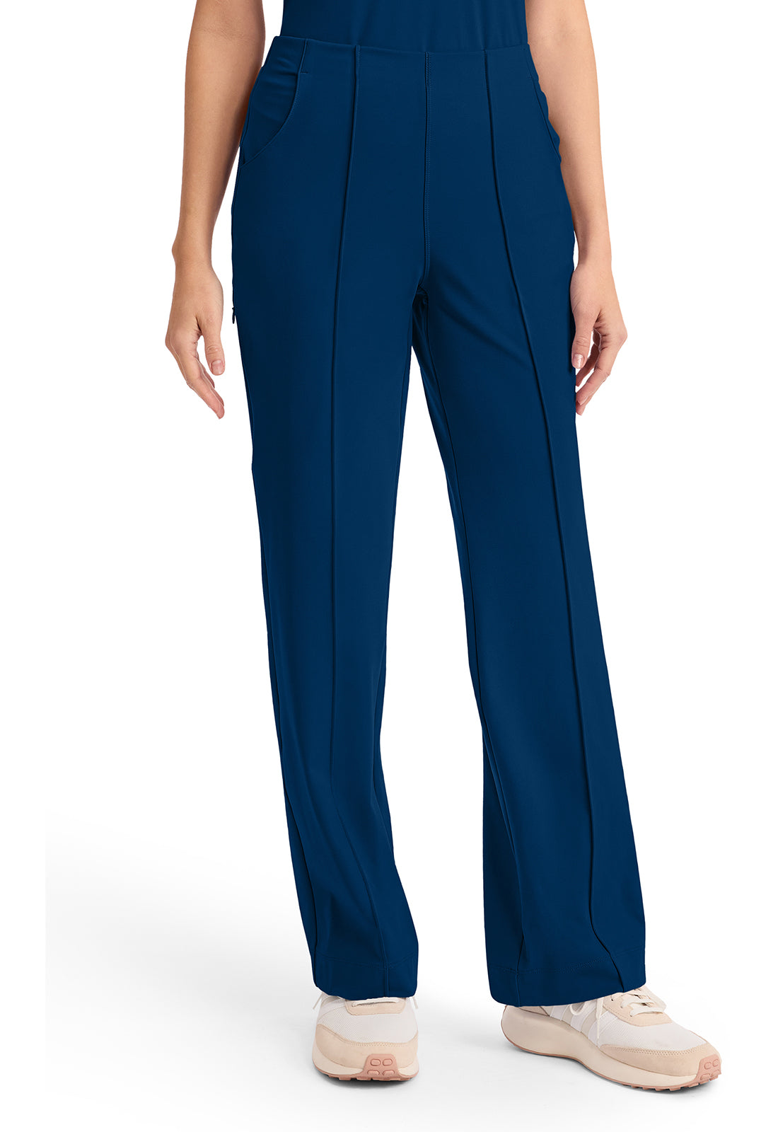 Achieve CK162 Women's 3 Pocket Wide Leg Pant Navy