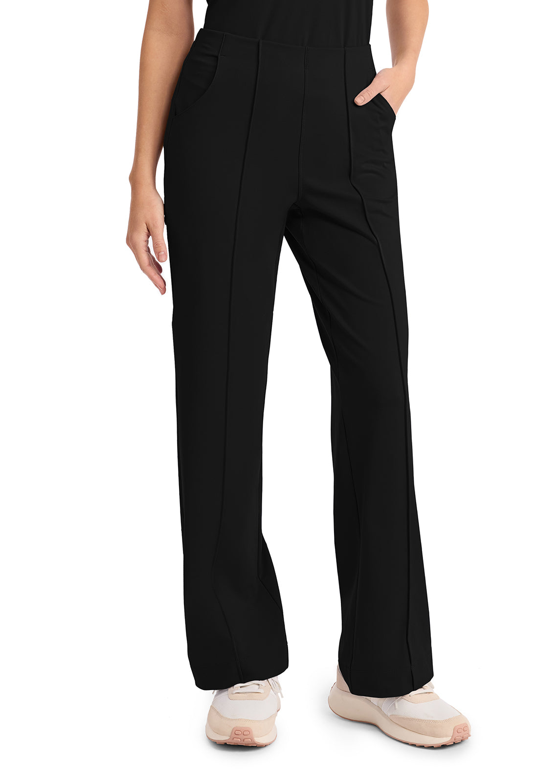 Achieve CK162 Women's 3 Pocket Wide Leg Pant Black Image 5