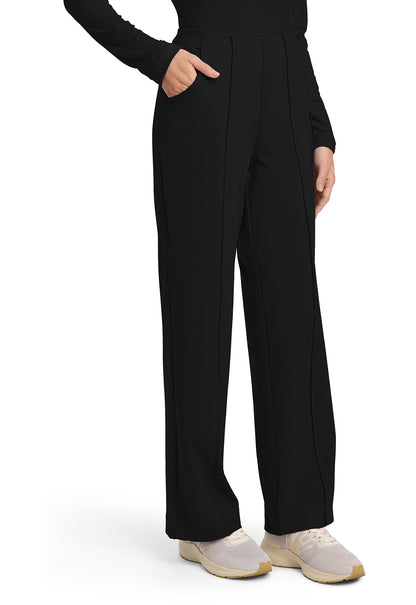 Achieve CK162 Women's 3-Pocket Wide Leg Pants Black Image