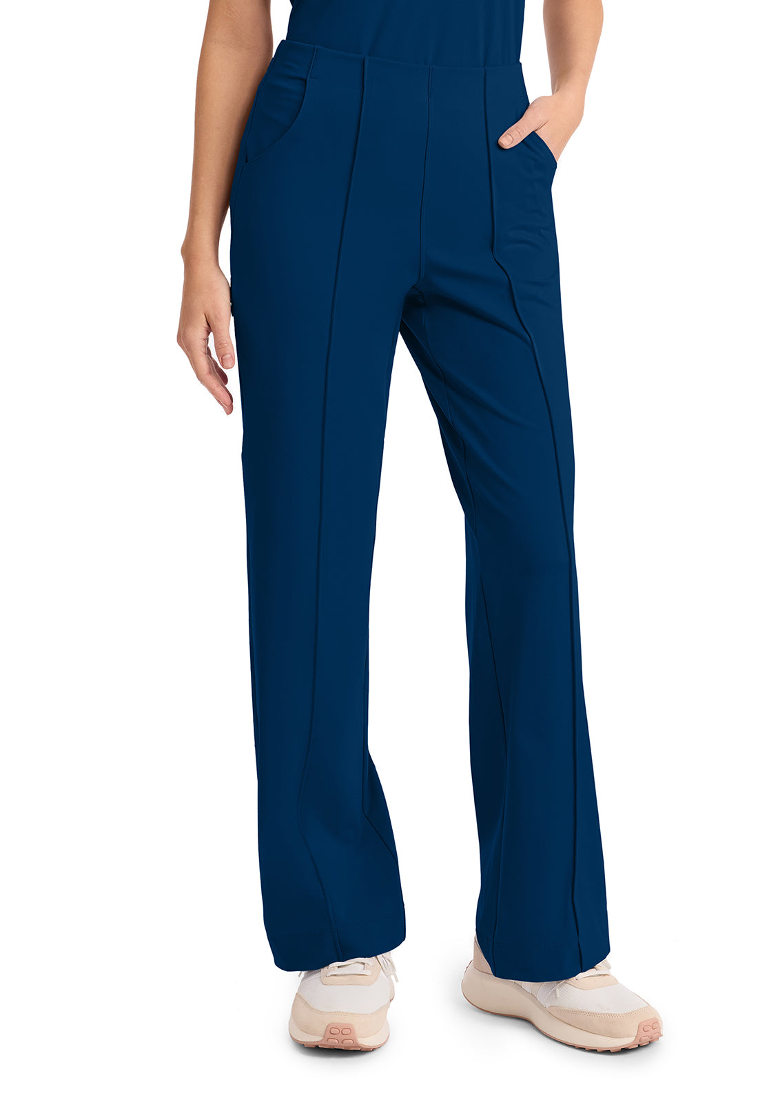 Achieve CK162 Women's 3 Pocket Wide Leg Pant Navy Image 5