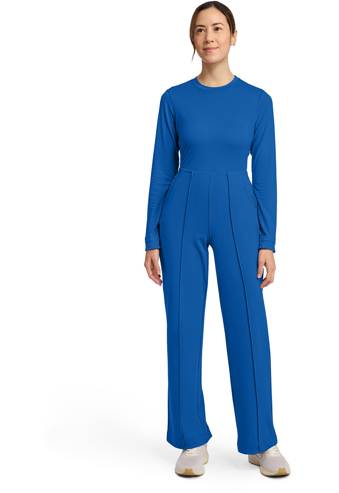 Achieve CK162 Women's 3-Pocket Wide Leg Pants Royal Image