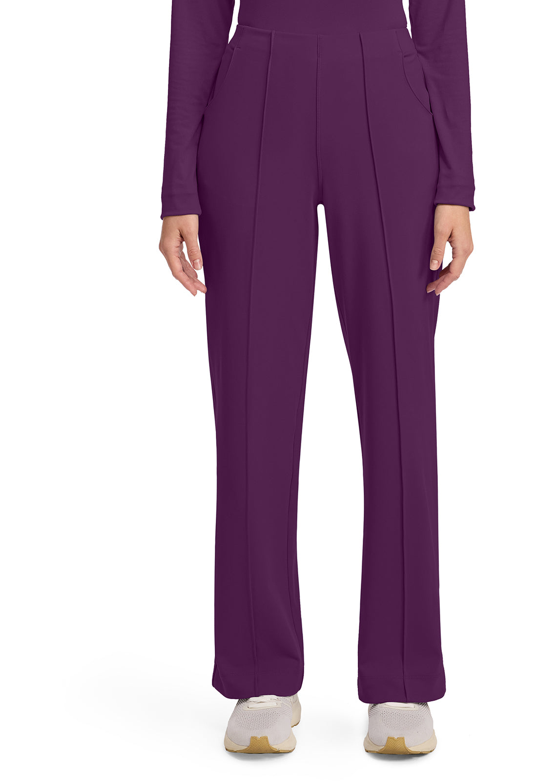 Achieve CK162 Women's 3-Pocket Wide Leg Pants Wild Mulberry Image