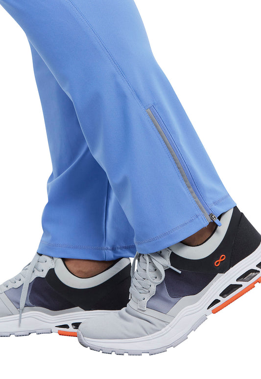 Form CK185 Men's Tapered Leg Pull-on Scrub Pants Ciel Blue