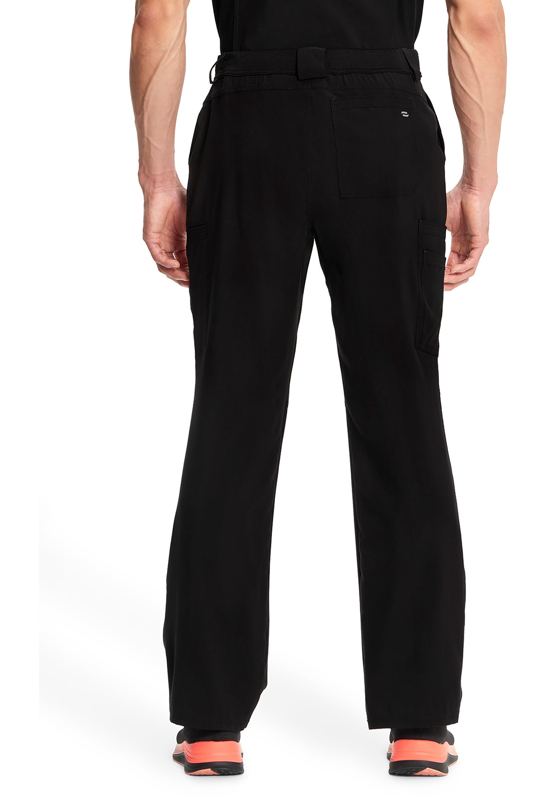 Classics CK200A Men's Fly Front Pants Black Model Image Back | Infinity