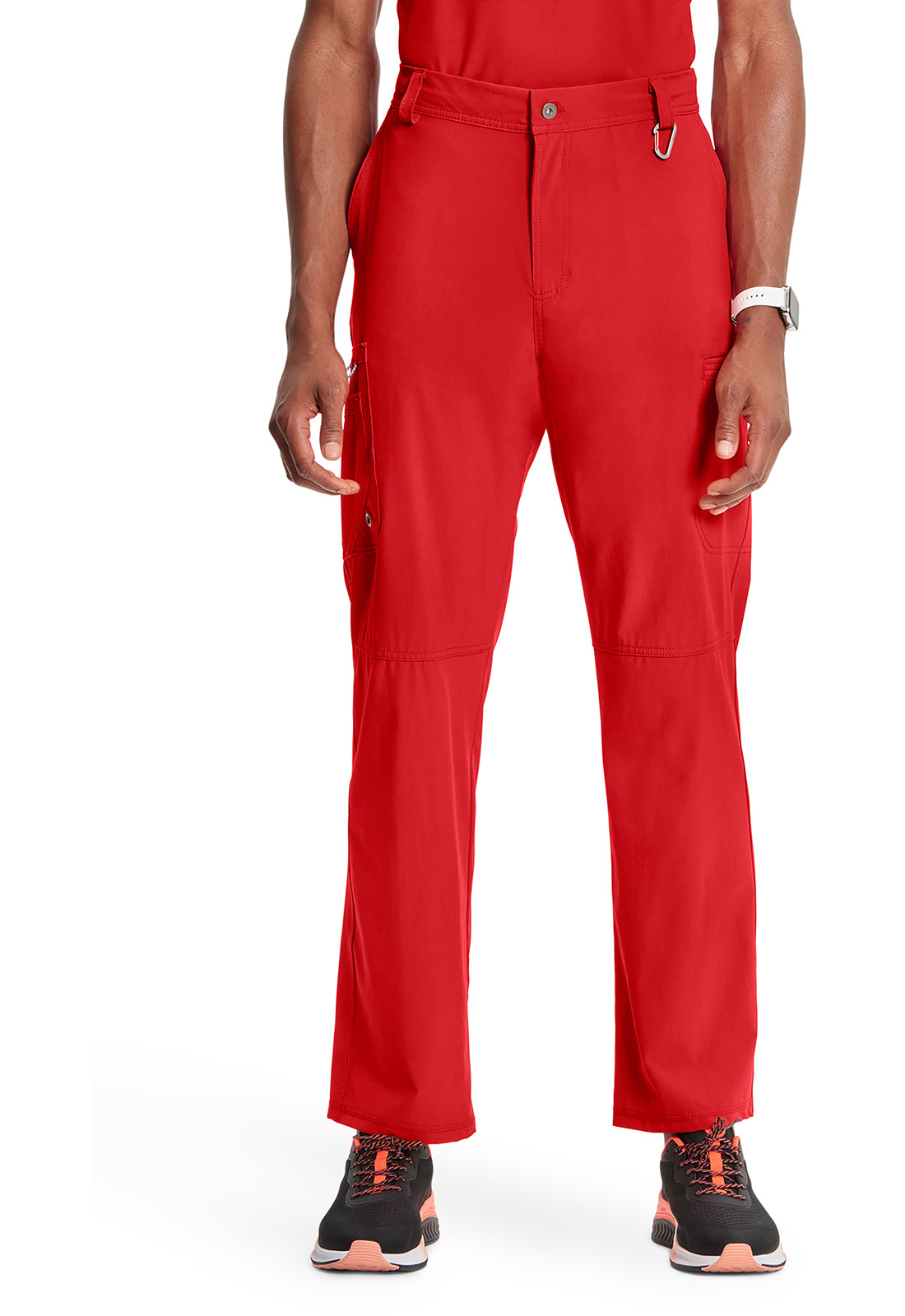 Classics CK200A Men's Fly Front Pants Red Model Image Front | Infinity