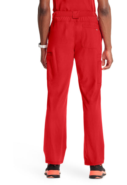 Classics CK200A Men's Fly Front Pants Red Model Image Back | Infinity