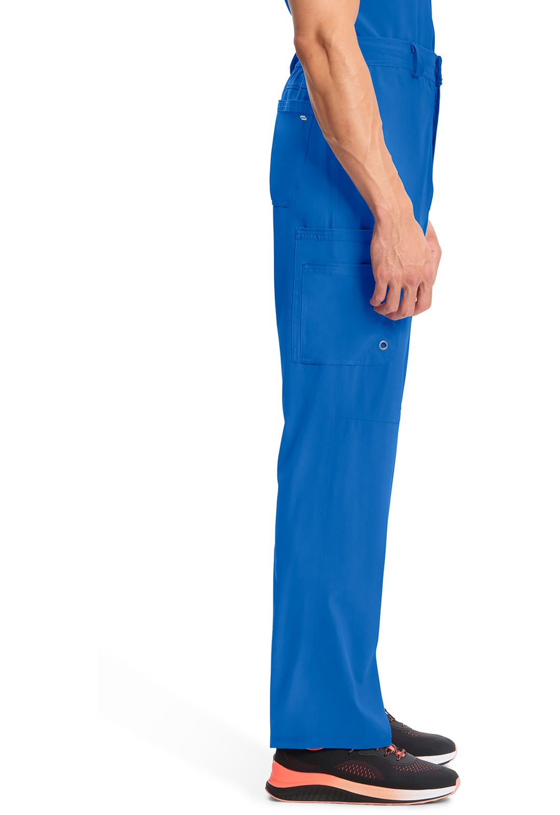 Classics CK200A Men's Fly Front Pants Royal Model Image Right Side | Infinity