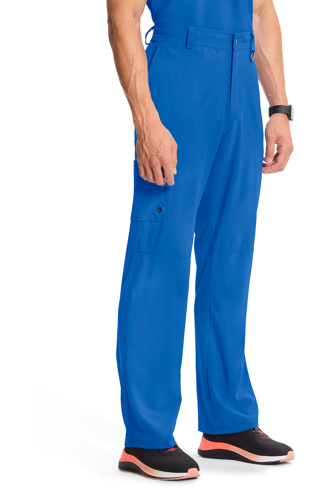 Classics CK200A Men's Fly Front Pants Royal Model Image Left Side | Infinity